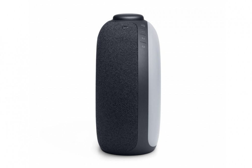مكبر صوت JBL بلوتوث مع منبة - أسود